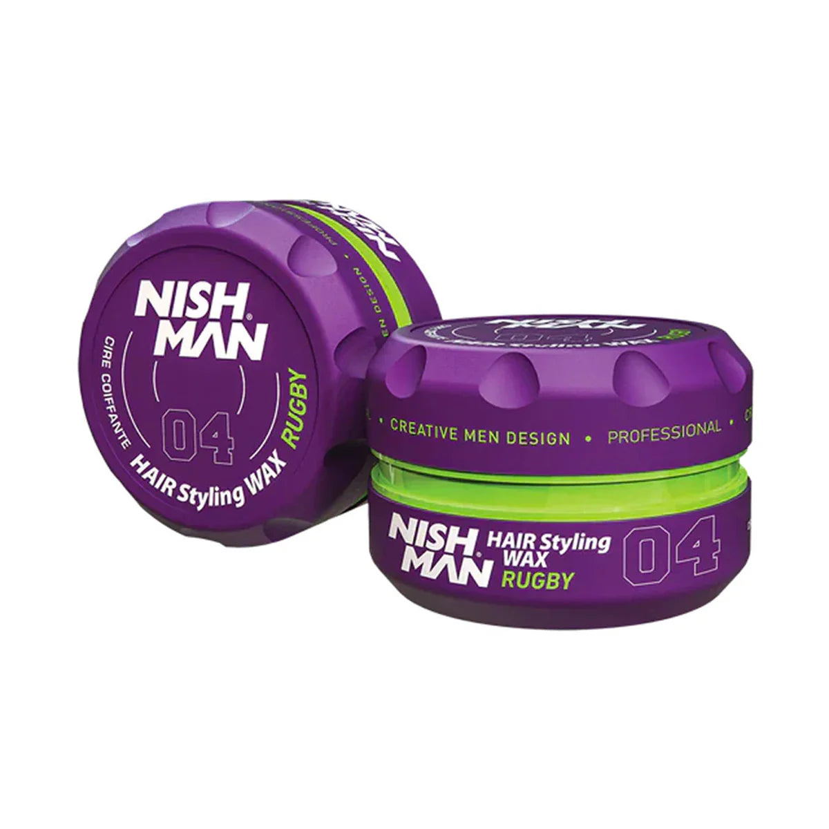 Hair Styling Wax 04 Rugby Nishman Aqua