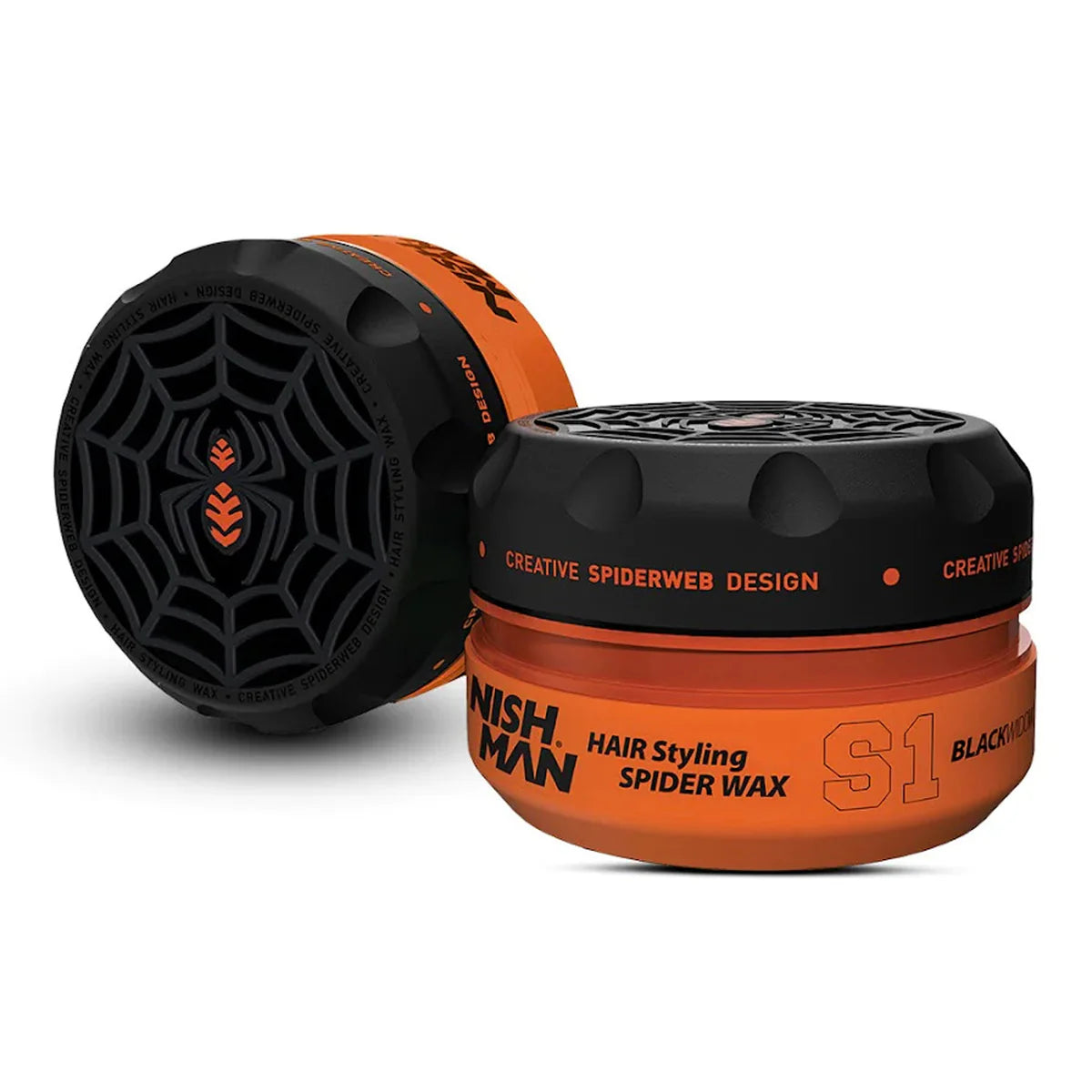 Hair Styling Spider Wax Black Widow S1 Nishman Aqua