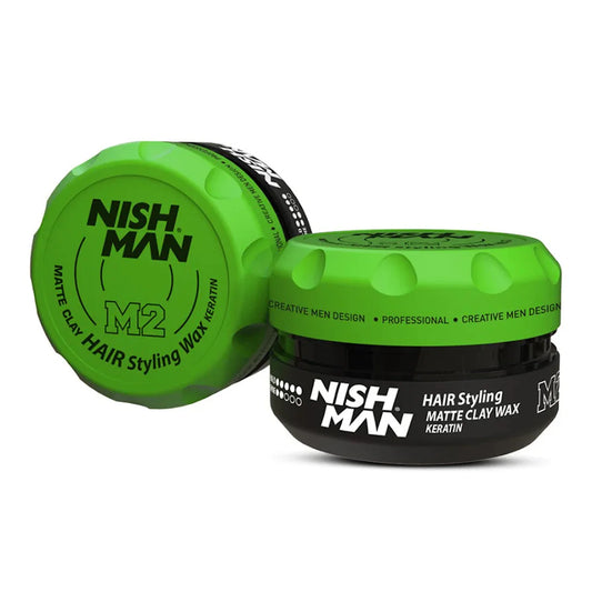 Hair Styling Wax Matte Clay Keratin M2 Nishman